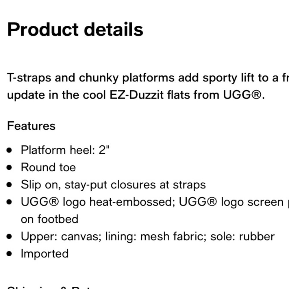 UGG Womens EZ-Duzzit T-Strap platform sandals - Picture 10 of 10
